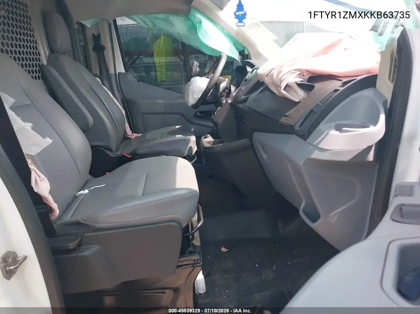 2019 Ford Transit-250 VIN: 1FTYR1ZMXKKB63735 Lot: 45539329