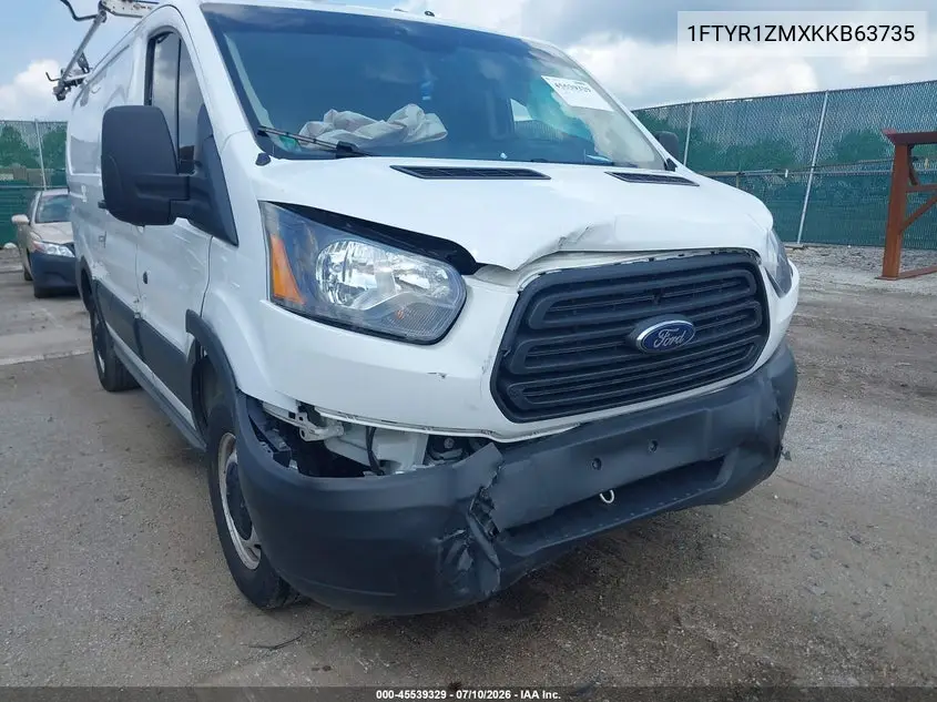 2019 Ford Transit-250 VIN: 1FTYR1ZMXKKB63735 Lot: 45539329
