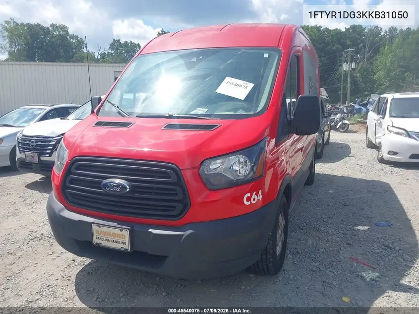 2019 Ford Transit-250 VIN: 1FTYR1DG3KKB31050 Lot: 45540075