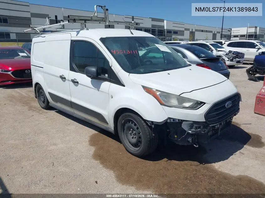2019 Ford Transit Connect Xlt VIN: NM0LS7F24K1389843 Lot: 45543111