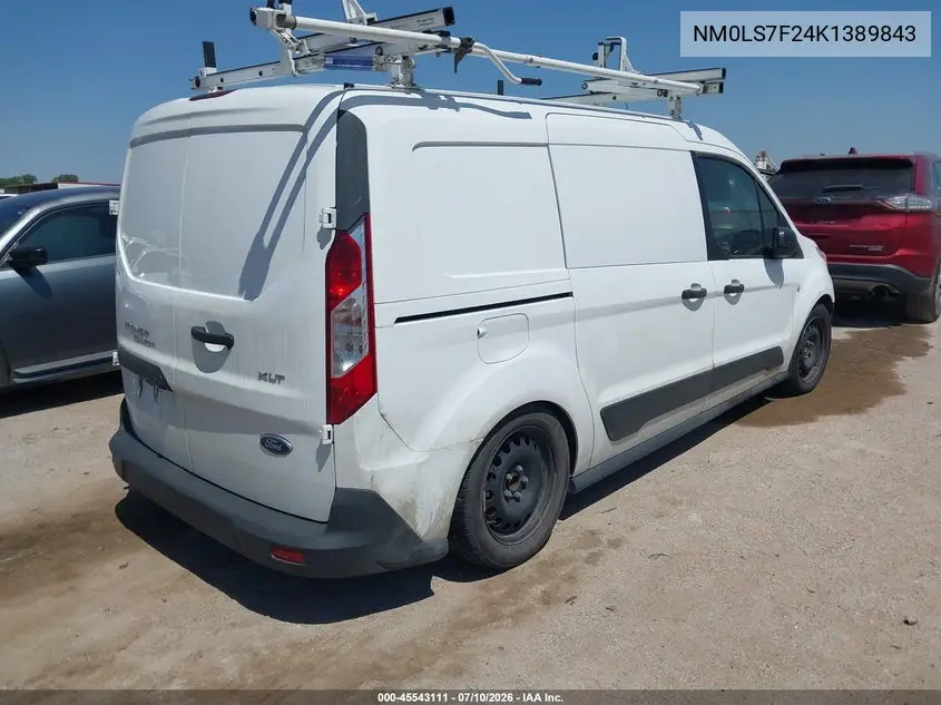 2019 Ford Transit Connect Xlt VIN: NM0LS7F24K1389843 Lot: 45543111