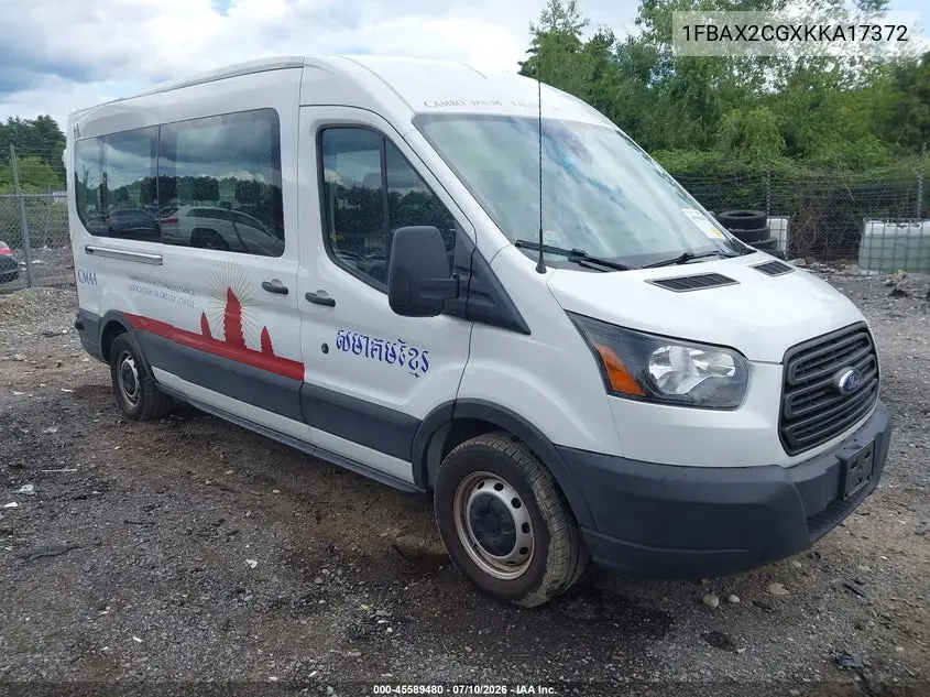 2019 Ford Transit-350 Xl VIN: 1FBAX2CGXKKA17372 Lot: 45589480
