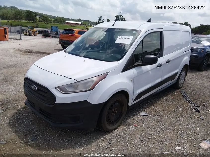2019 Ford Transit Connect Xl VIN: NM0LS7E2XK1428422 Lot: 45636765
