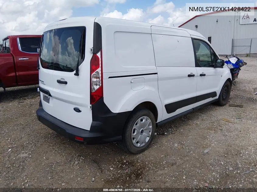 2019 Ford Transit Connect Xl VIN: NM0LS7E2XK1428422 Lot: 45636765