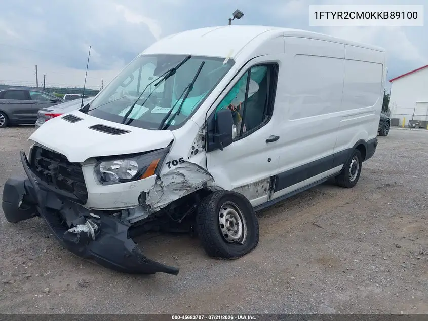 1FTYR2CM0KKB89100 2019 Ford Transit-250