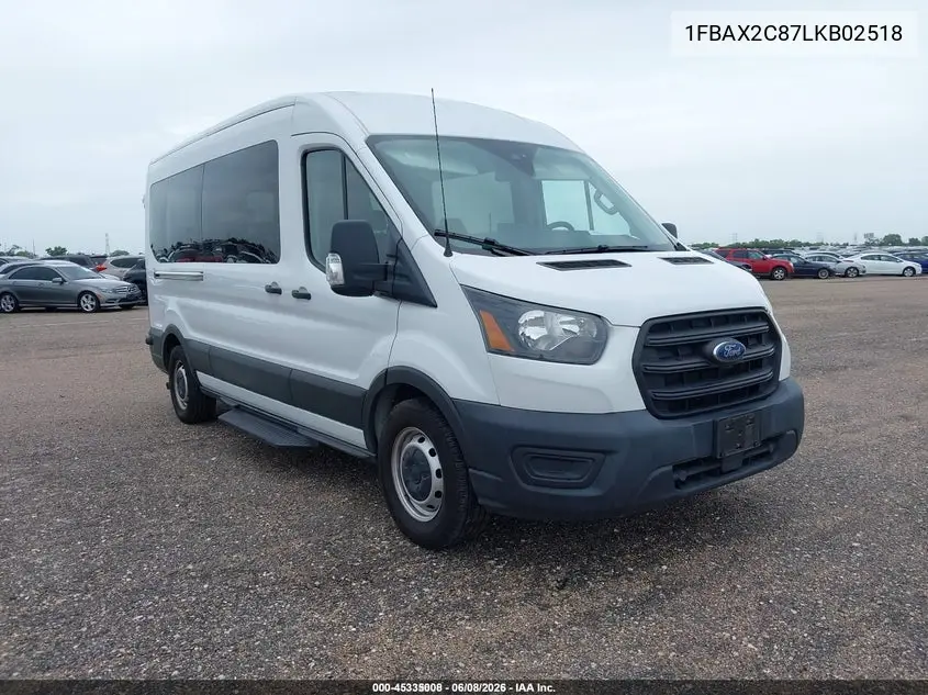 2020 Ford Transit-350 Passenger Van Xl VIN: 1FBAX2C87LKB02518 Lot: 45335008