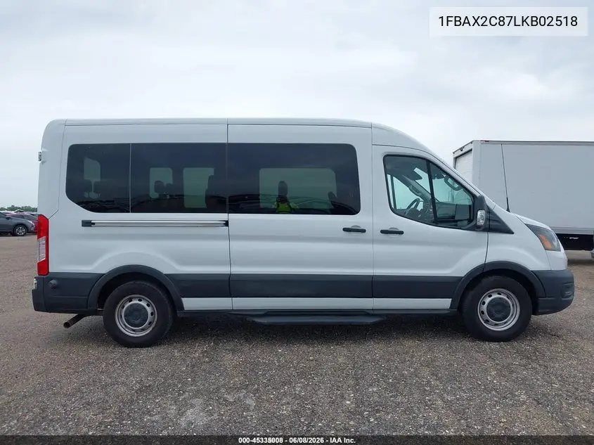 2020 Ford Transit-350 Passenger Van Xl VIN: 1FBAX2C87LKB02518 Lot: 45335008