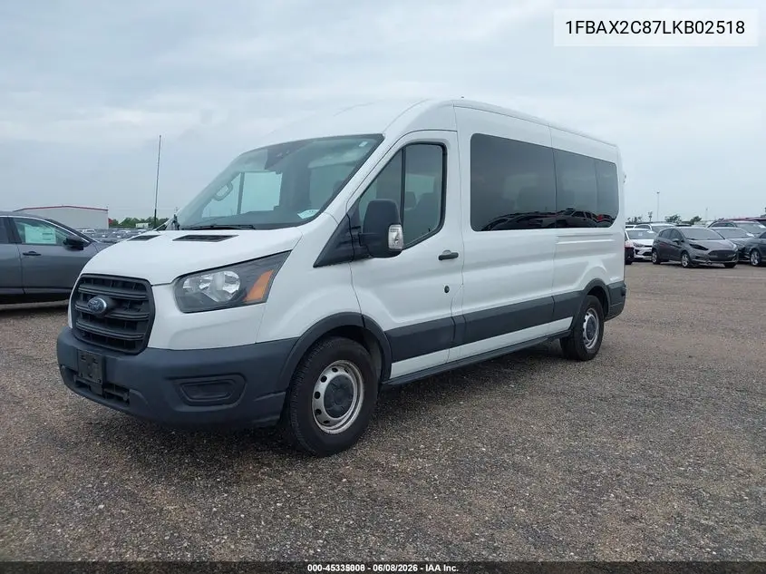 2020 Ford Transit-350 Passenger Van Xl VIN: 1FBAX2C87LKB02518 Lot: 45335008
