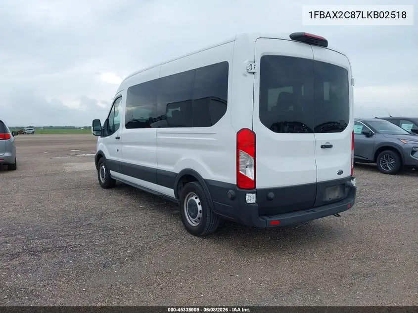 2020 Ford Transit-350 Passenger Van Xl VIN: 1FBAX2C87LKB02518 Lot: 45335008
