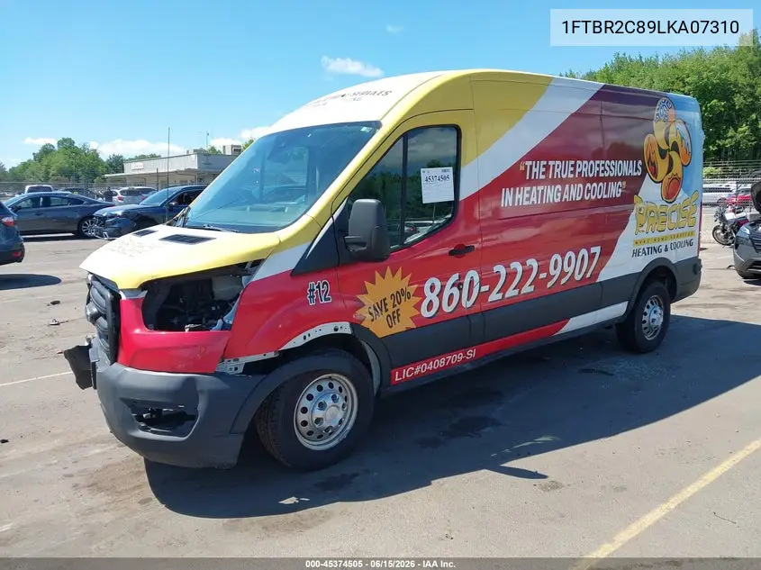 2020 Ford Transit-250 VIN: 1FTBR2C89LKA07310 Lot: 45374505