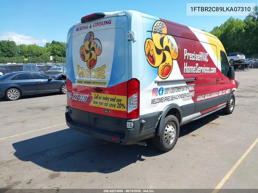 2020 Ford Transit-250 VIN: 1FTBR2C89LKA07310 Lot: 45374505