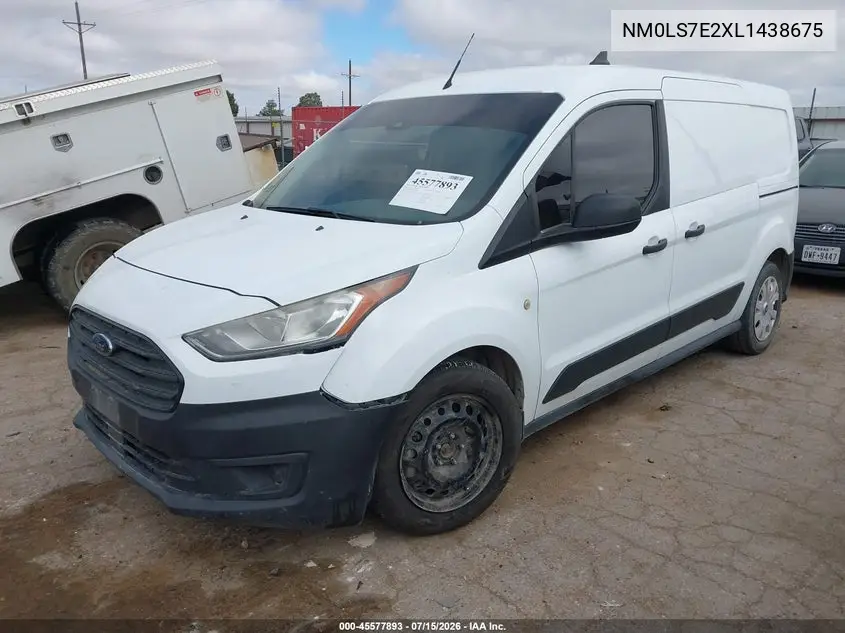 2020 Ford Transit Connect Xl VIN: NM0LS7E2XL1438675 Lot: 45577893