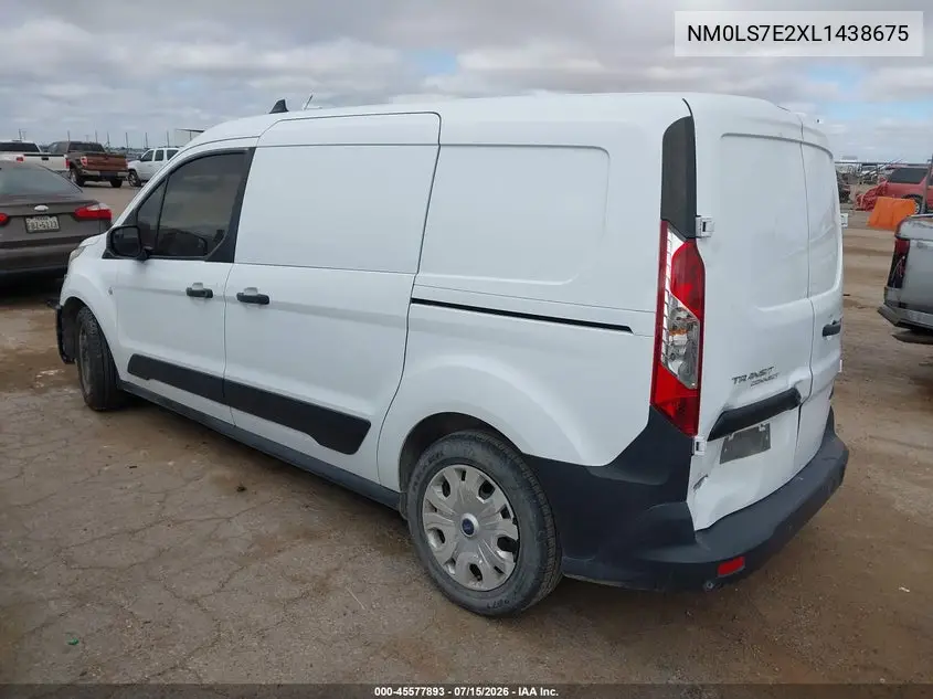 2020 Ford Transit Connect Xl VIN: NM0LS7E2XL1438675 Lot: 45577893