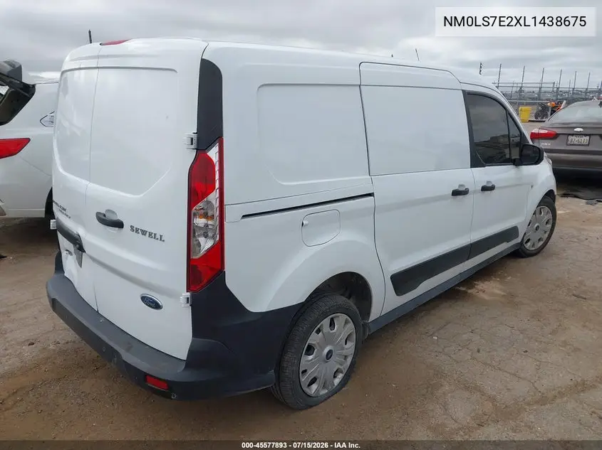 2020 Ford Transit Connect Xl VIN: NM0LS7E2XL1438675 Lot: 45577893