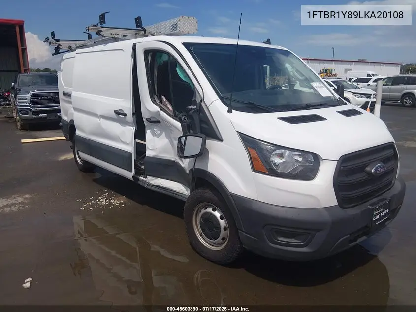 2020 Ford Transit-250 VIN: 1FTBR1Y89LKA20108 Lot: 45603890