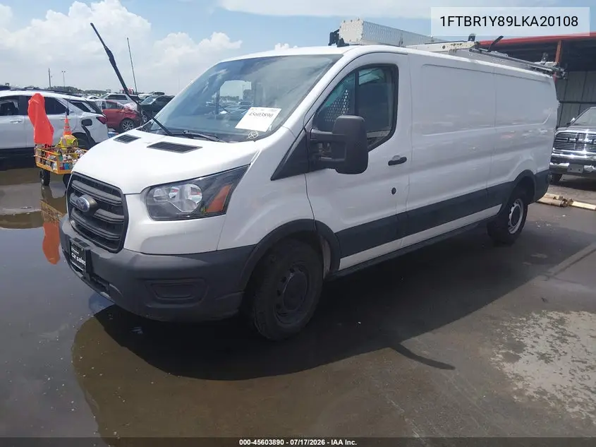 2020 Ford Transit-250 VIN: 1FTBR1Y89LKA20108 Lot: 45603890
