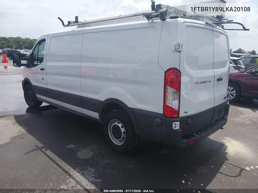 2020 Ford Transit-250 VIN: 1FTBR1Y89LKA20108 Lot: 45603890