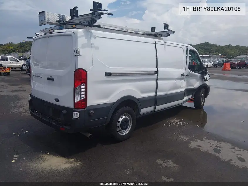 2020 Ford Transit-250 VIN: 1FTBR1Y89LKA20108 Lot: 45603890