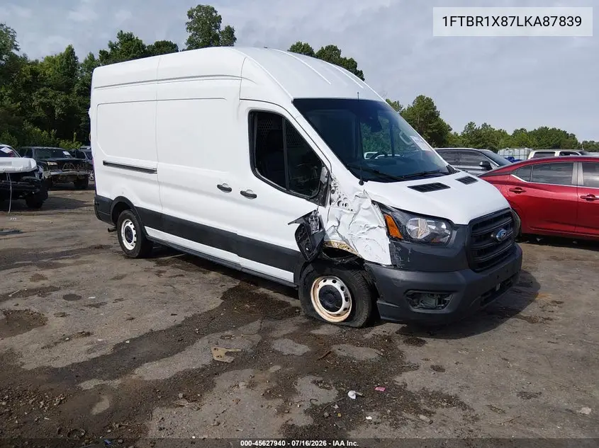 2020 Ford Transit-250 VIN: 1FTBR1X87LKA87839 Lot: 45627940