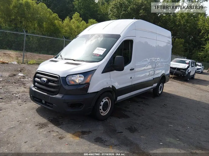 2020 Ford Transit-250 VIN: 1FTBR1X87LKA87839 Lot: 45627940