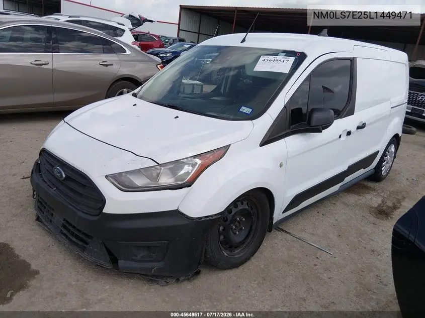 2020 Ford Transit Connect Xl VIN: NM0LS7E25L1449471 Lot: 45649517