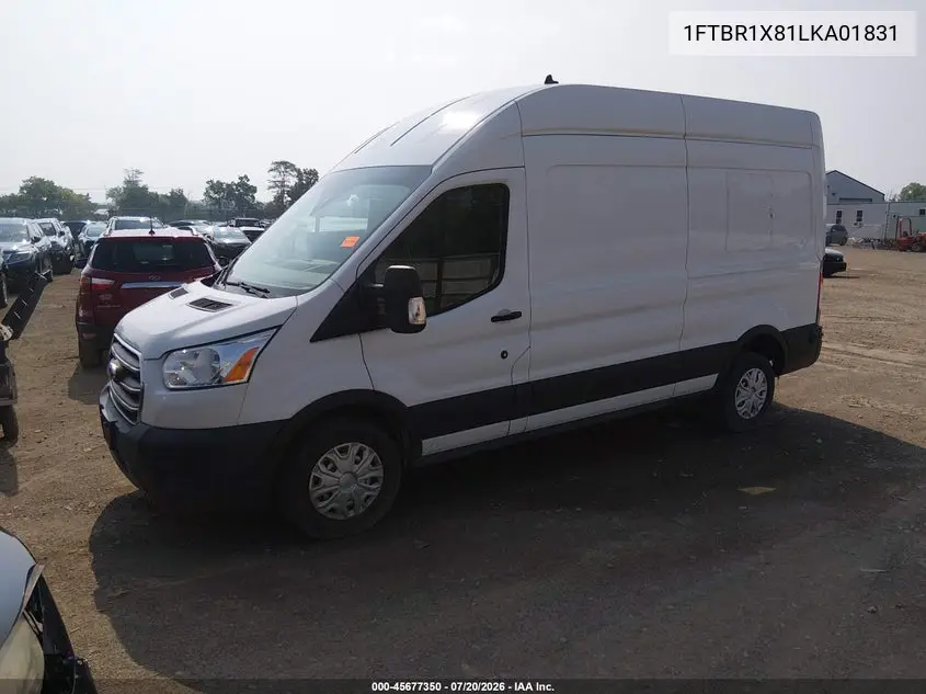 2020 Ford Transit-250 VIN: 1FTBR1X81LKA01831 Lot: 45677350