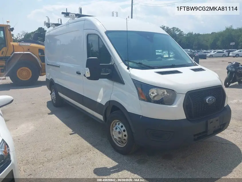 2021 Ford Transit-350 VIN: 1FTBW9CG2MKA81114 Lot: 45526942
