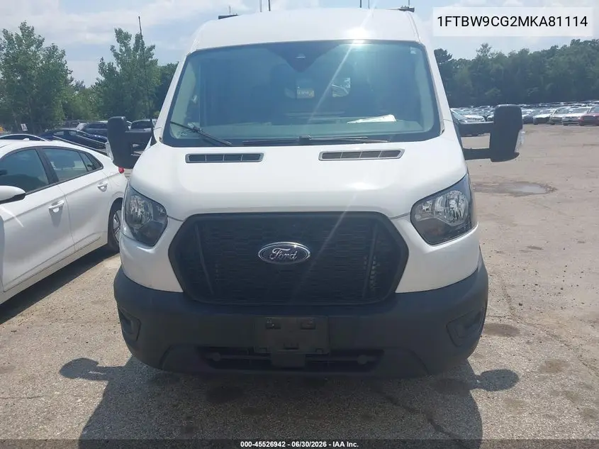 2021 Ford Transit-350 VIN: 1FTBW9CG2MKA81114 Lot: 45526942