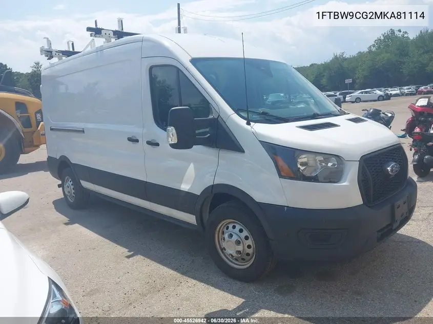 2021 Ford Transit-350 VIN: 1FTBW9CG2MKA81114 Lot: 45526942