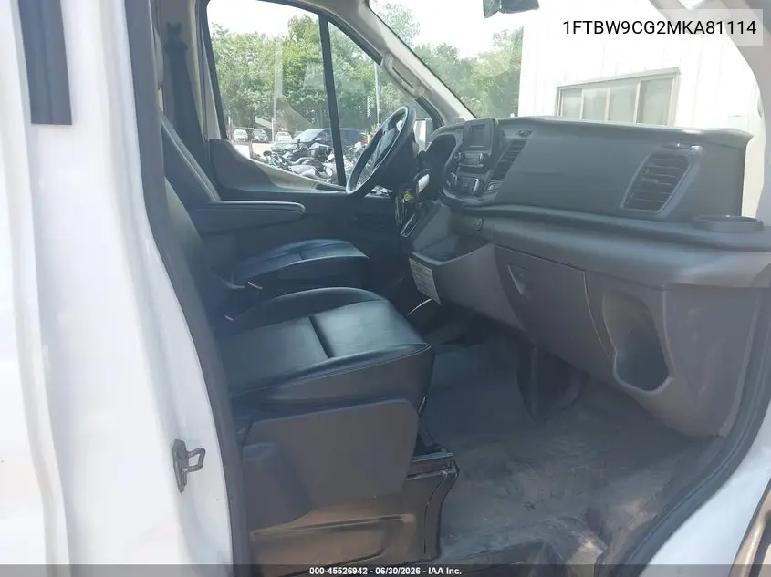 2021 Ford Transit-350 VIN: 1FTBW9CG2MKA81114 Lot: 45526942