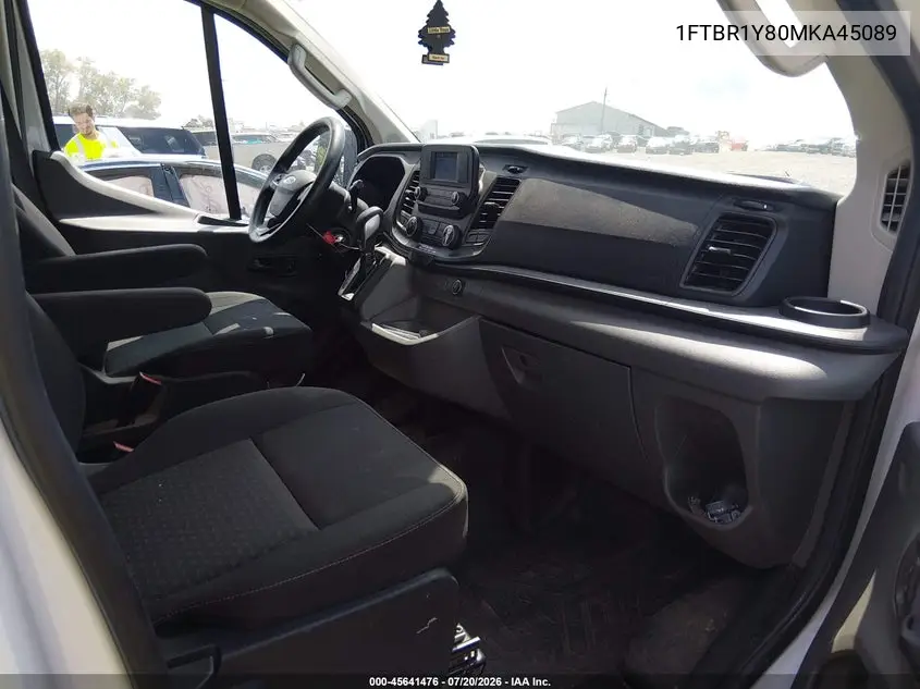 2021 Ford Transit-250 VIN: 1FTBR1Y80MKA45089 Lot: 45641476