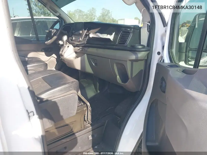 2021 Ford Transit-250 VIN: 1FTBR1C84MKA30148 Lot: 45667589