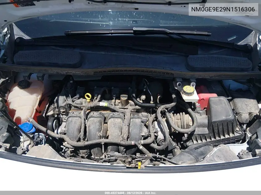 2022 Ford Transit Connect VIN: NM0GE9E29N1516306 Lot: 45374488
