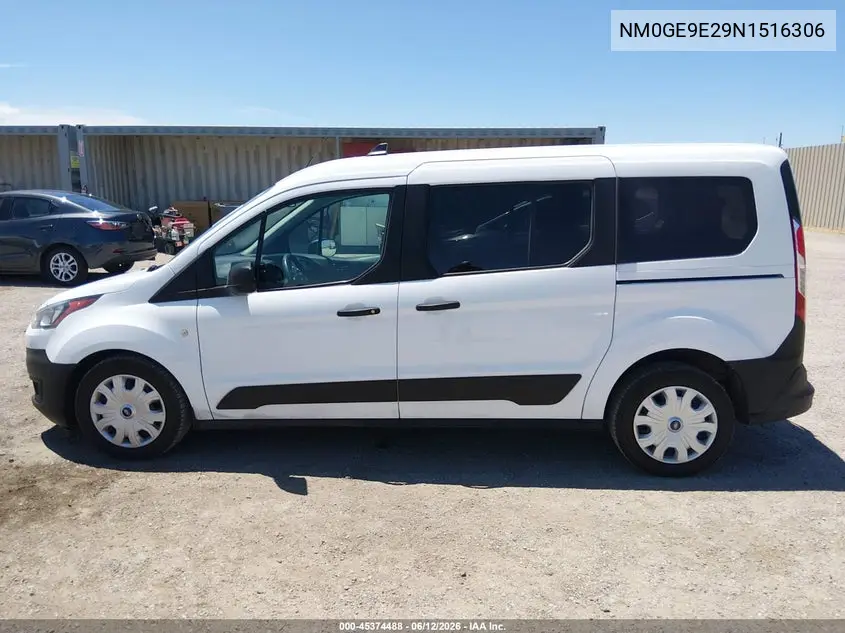 2022 Ford Transit Connect VIN: NM0GE9E29N1516306 Lot: 45374488
