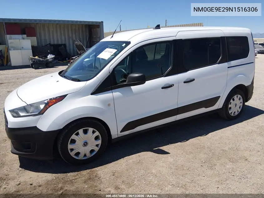 2022 Ford Transit Connect VIN: NM0GE9E29N1516306 Lot: 45374488