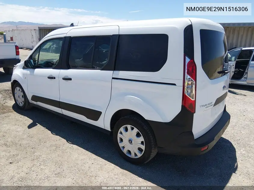 2022 Ford Transit Connect VIN: NM0GE9E29N1516306 Lot: 45374488