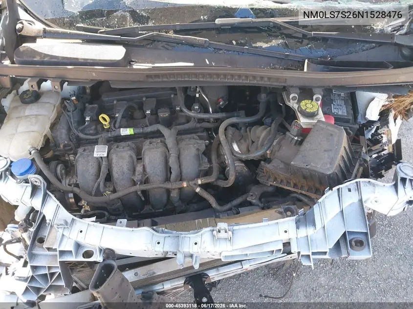 2022 Ford Transit Connect Xl VIN: NM0LS7S26N1528476 Lot: 45393118