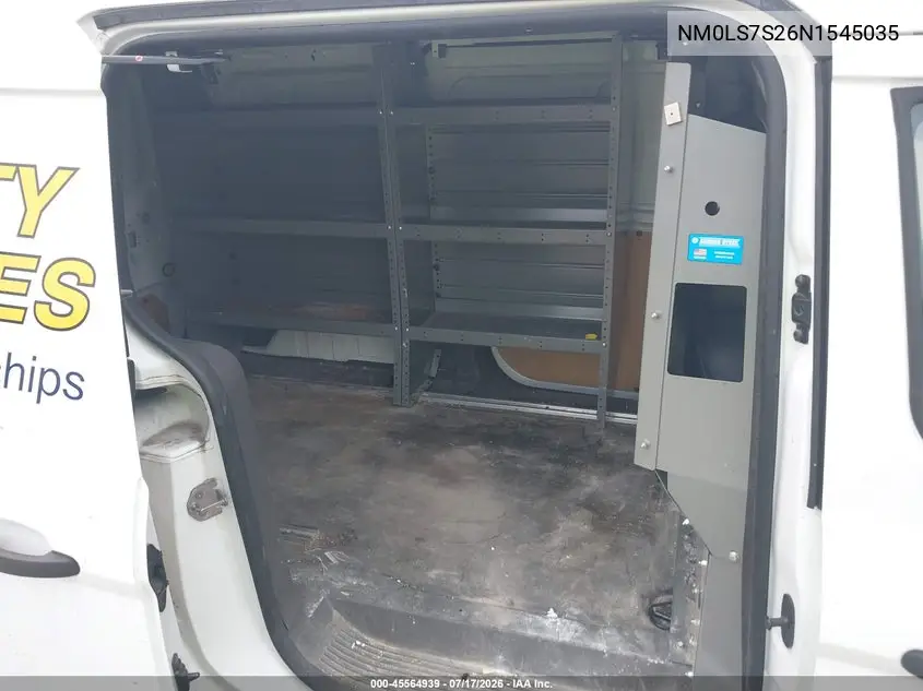 2022 Ford Transit Connect Xl VIN: NM0LS7S26N1545035 Lot: 45564939