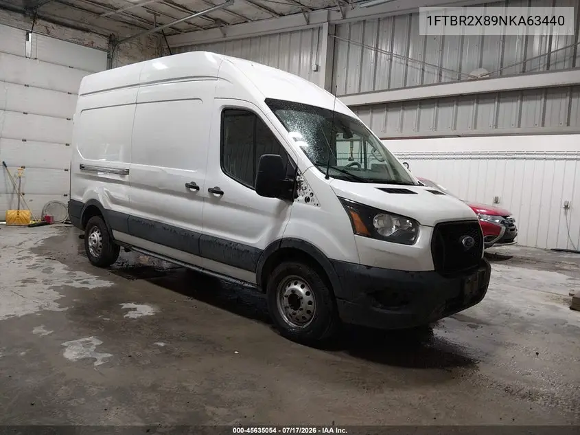 2022 Ford Transit-250 VIN: 1FTBR2X89NKA63440 Lot: 45635054