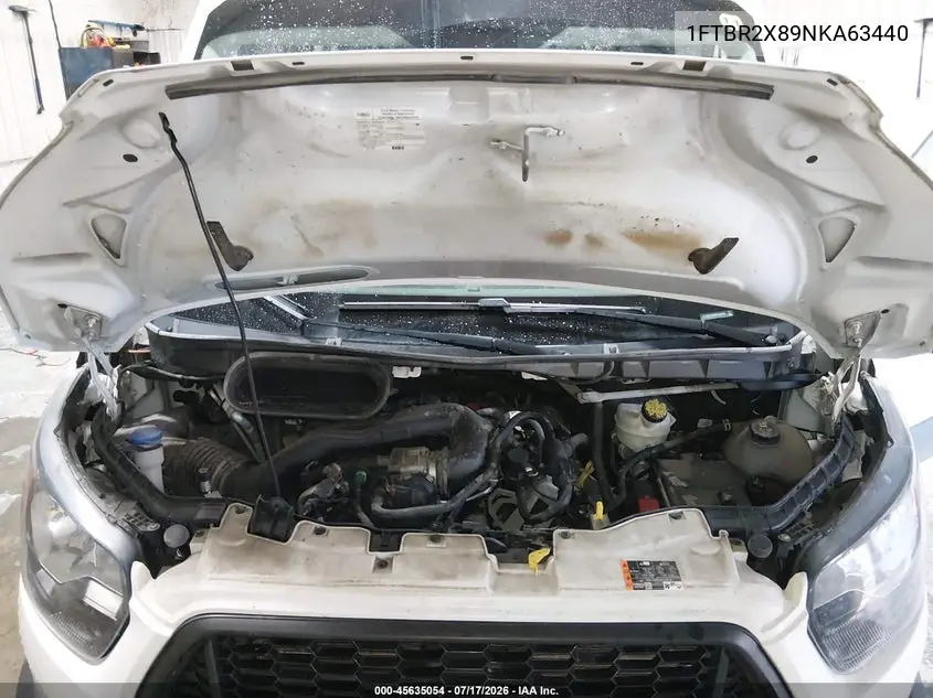2022 Ford Transit-250 VIN: 1FTBR2X89NKA63440 Lot: 45635054