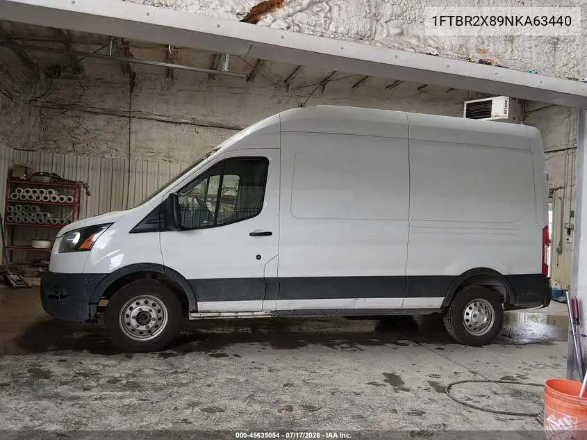 2022 Ford Transit-250 VIN: 1FTBR2X89NKA63440 Lot: 45635054