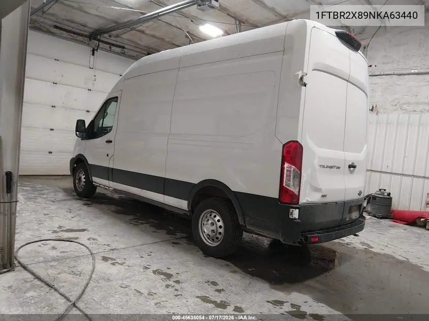 2022 Ford Transit-250 VIN: 1FTBR2X89NKA63440 Lot: 45635054