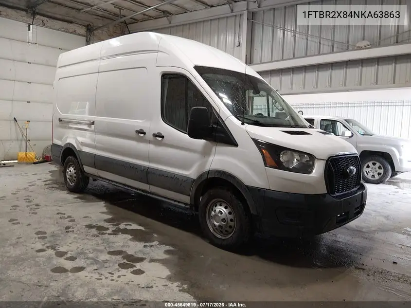 2022 Ford Transit-250 VIN: 1FTBR2X84NKA63863 Lot: 45649819