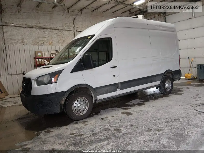 2022 Ford Transit-250 VIN: 1FTBR2X84NKA63863 Lot: 45649819