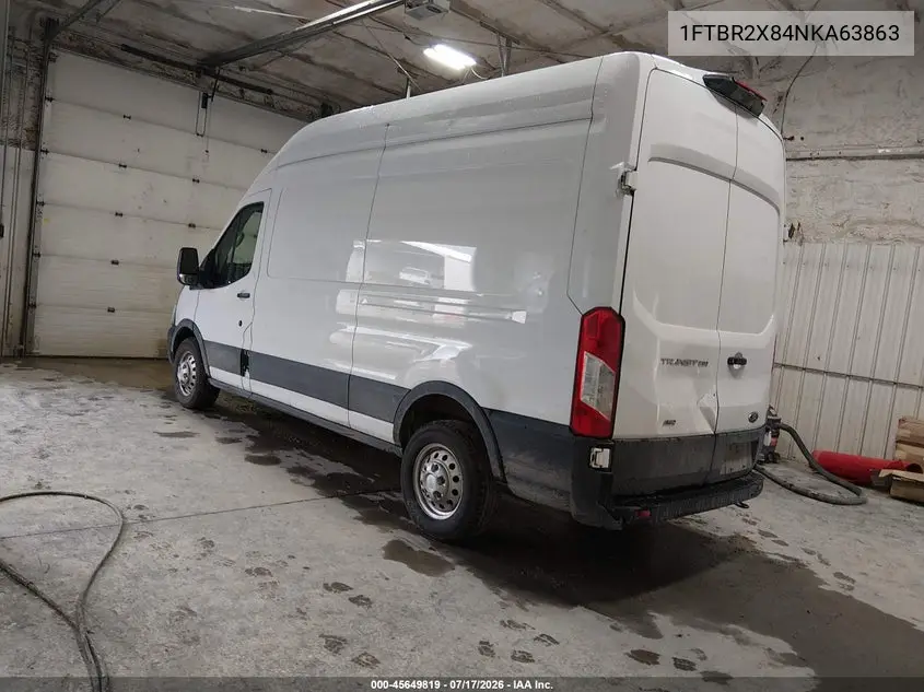 2022 Ford Transit-250 VIN: 1FTBR2X84NKA63863 Lot: 45649819