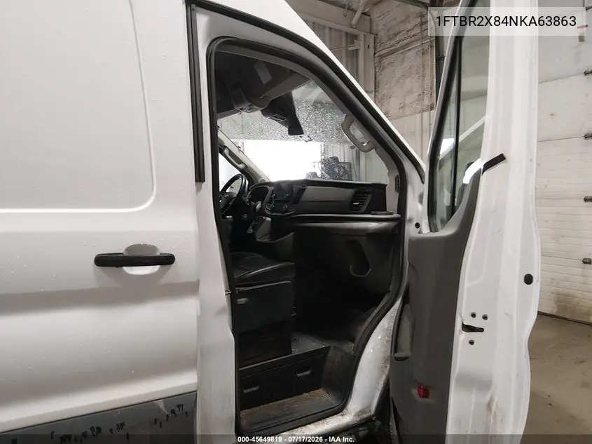 2022 Ford Transit-250 VIN: 1FTBR2X84NKA63863 Lot: 45649819