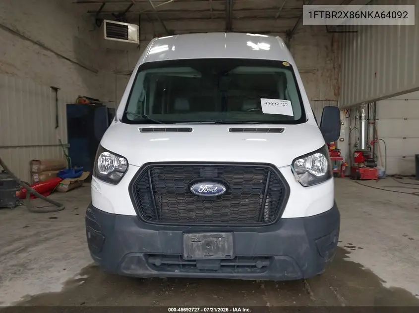 2022 Ford Transit-250 VIN: 1FTBR2X86NKA64092 Lot: 45692727