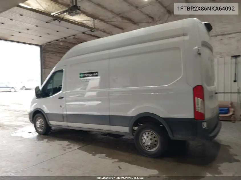 2022 Ford Transit-250 VIN: 1FTBR2X86NKA64092 Lot: 45692727