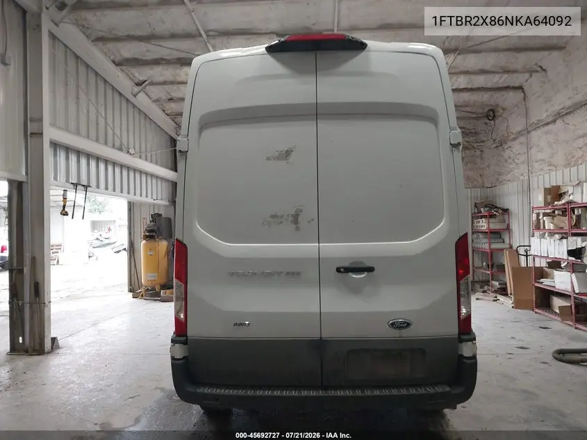 2022 Ford Transit-250 VIN: 1FTBR2X86NKA64092 Lot: 45692727