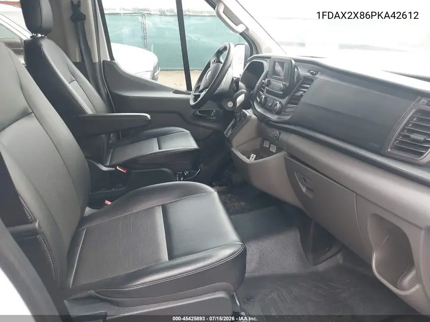 2023 Ford Transit-350 Passenger Van Xl/Xlt VIN: 1FDAX2X86PKA42612 Lot: 45425893